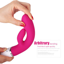 G Spot Rabbit Vibrator Adult Sex Toys Clit Stimulation Waterproof Personal Dildo Vibrator Quiet Sex Toys for Women Rechargeable