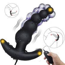 Erotic 10 Frequency Vibrating Prostate Massager Anal Plug Dildo Vibrator Anal Beads Butt Plug Vibrators For Men Toys For Adult 18