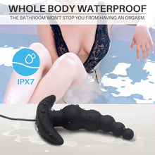 Erotic 10 Frequency Vibrating Prostate Massager Anal Plug Dildo Vibrator Anal Beads Butt Plug Vibrators For Men Toys For Adult 18