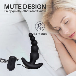Erotic 10 Frequency Vibrating Prostate Massager Anal Plug Dildo Vibrator Anal Beads Butt Plug Vibrators For Men Toys For Adult 18