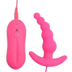 Erotic 10 Frequency Vibrating Prostate Massager Anal Plug Dildo Vibrator Anal Beads Butt Plug Vibrators For Men Toys For Adult 18