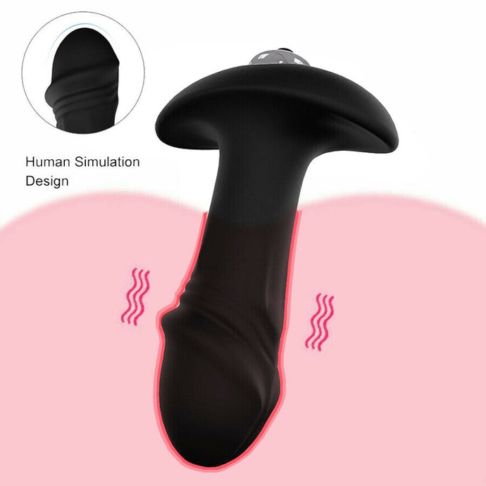 2 in 1 Vibrating Anal Butt Plug Adult Game Sex Toy For Men Women Prostate Massager Waterproof Vibrator Stimulator