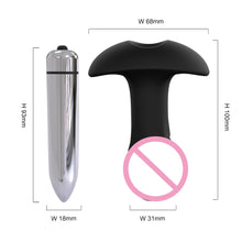 2 in 1 Vibrating Anal Butt Plug Adult Game Sex Toy For Men Women Prostate Massager Waterproof Vibrator Stimulator